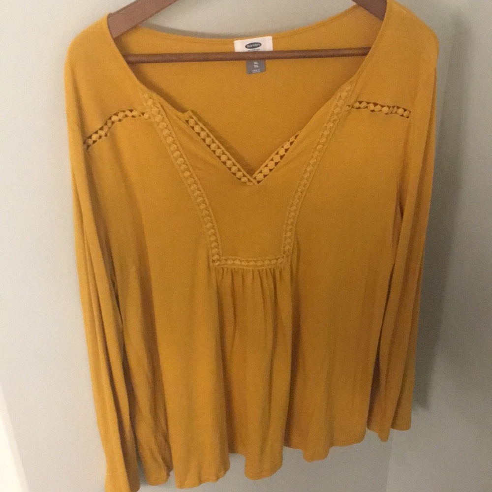 Mustard OLD NAVY boho top
